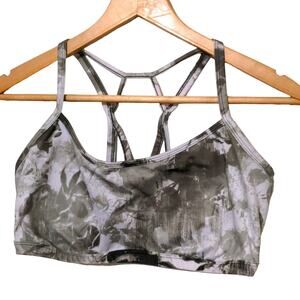 Joy Lab Tie Dye hunter green strappy bra